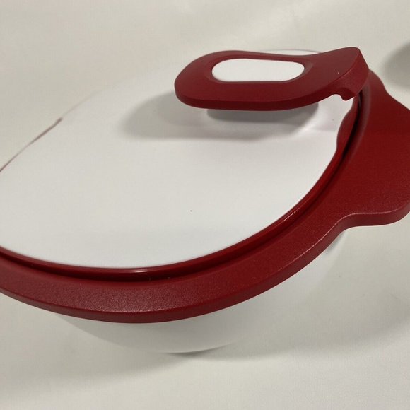 🆕️Tupperware Warmie Tup Insulating Serving Bowl 2.4L 2 1/2 Quart w/Manual - Picture 5 of 6